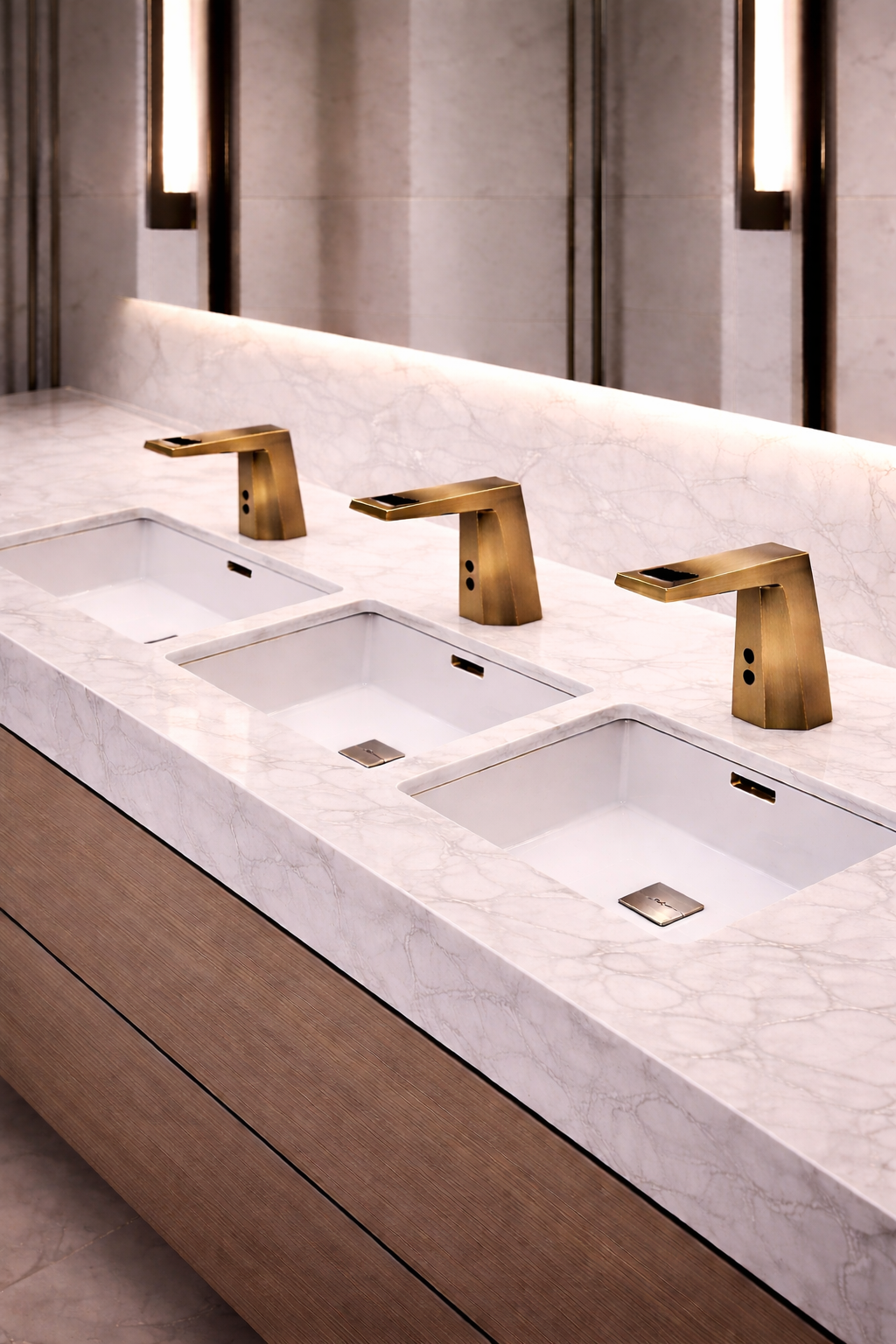 BathSelect commercial touchless faucet